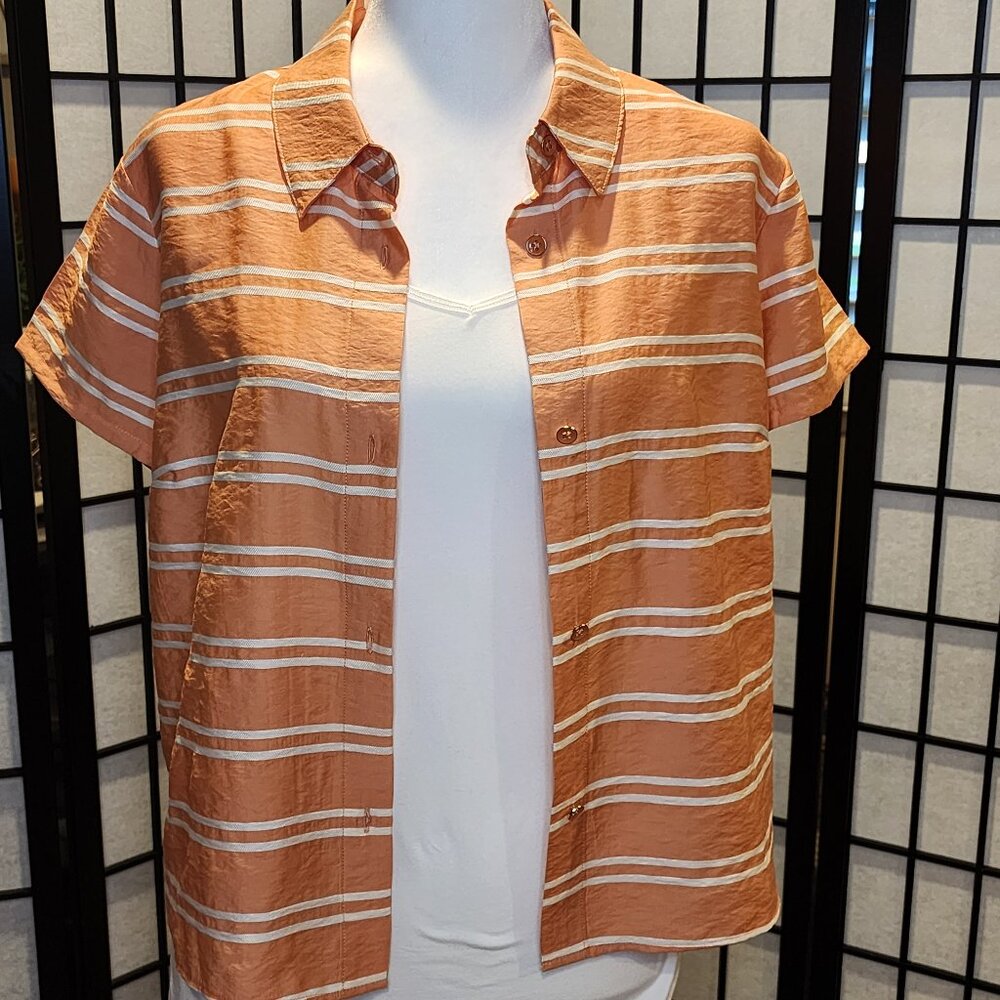CABI CAMP SHIRT  SIZE-LARGE